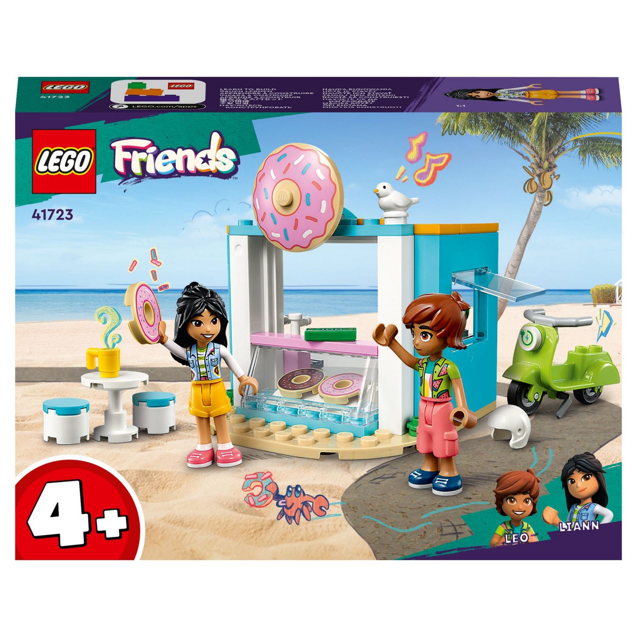 LEGO Friends 41723 La Boutique de Donuts, Jouet Enfants 4 Ans