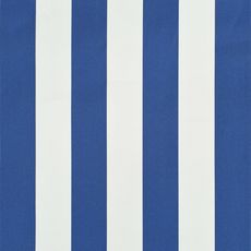 Auvent de bistro 400x120 cm Bleu et blanc