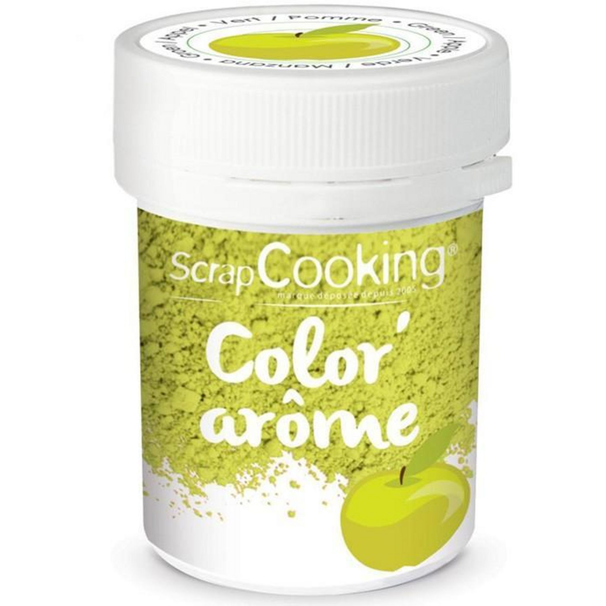 Scrapcooking - Colorant Alimentaire Chocolat Jaune 5 g - Les Secrets du Chef