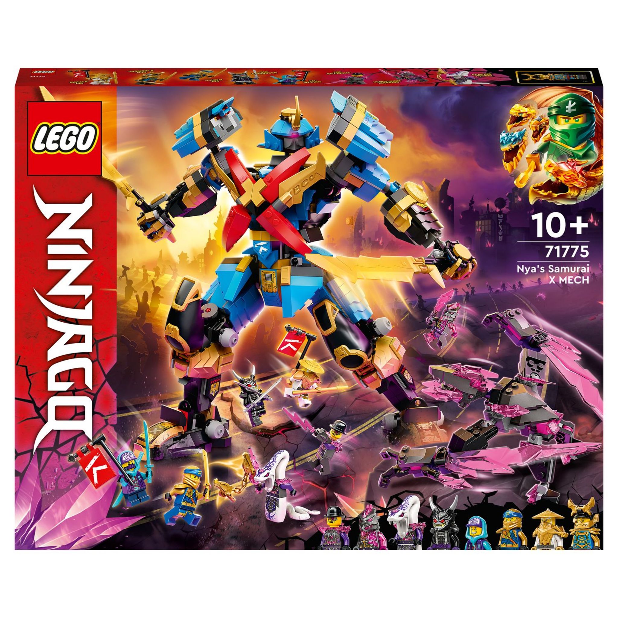 LEGO 71796 Ninjago Le Dragon Élémentaire Contre Le Robot de l'Impératrice,  Grand Jouet de Construction pour Noël, avec Figurines et 6 Minifigurines  Ninja, Set de Collection, Cadeau Enfants : : Jeux et