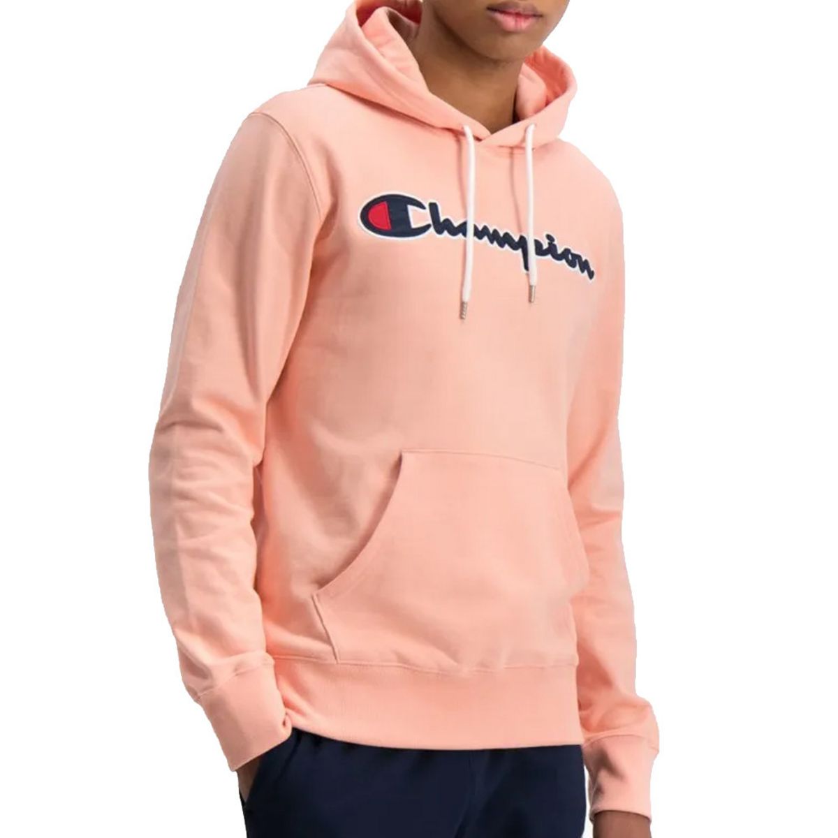 CHAMPION Sweat Capuche Saumon Homme Champion 214183 pas cher