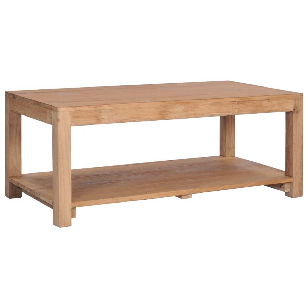 VIDAXL Table basse 100x50x40 cm bois de teck massif