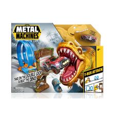 ZURU Metal Machines - Piste l'attaque du T-Rex + véhicule