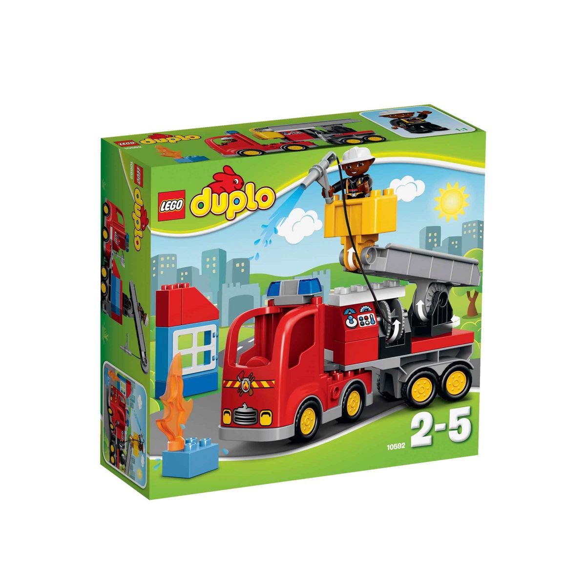LEGO 10592 Duplo Town - Le camion de pompiers pas cher 
