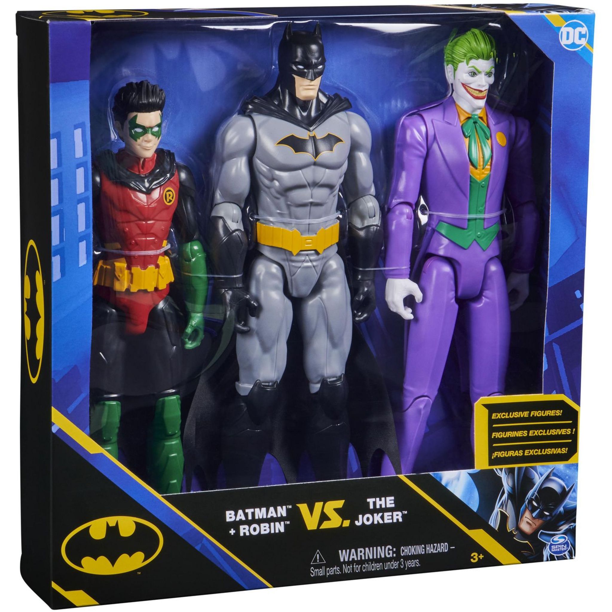 SpinMaster Coffret 4 Figurines Batman - 30 cm pas cher 