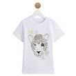 IN EXTENSO T-shirt manches courtes tigre garçon. Coloris disponibles : Blanc
