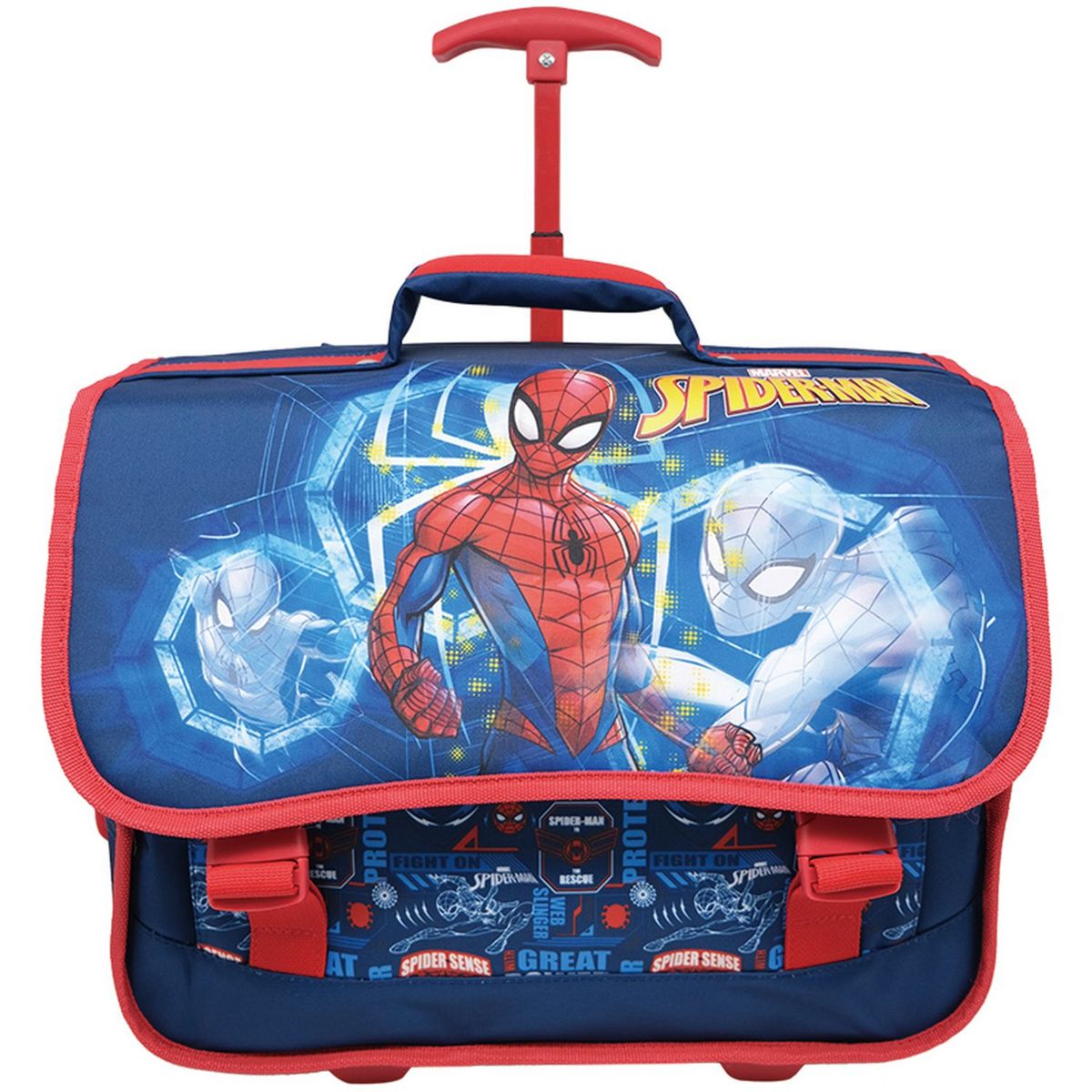 Cartable à 2025 roulettes spiderman