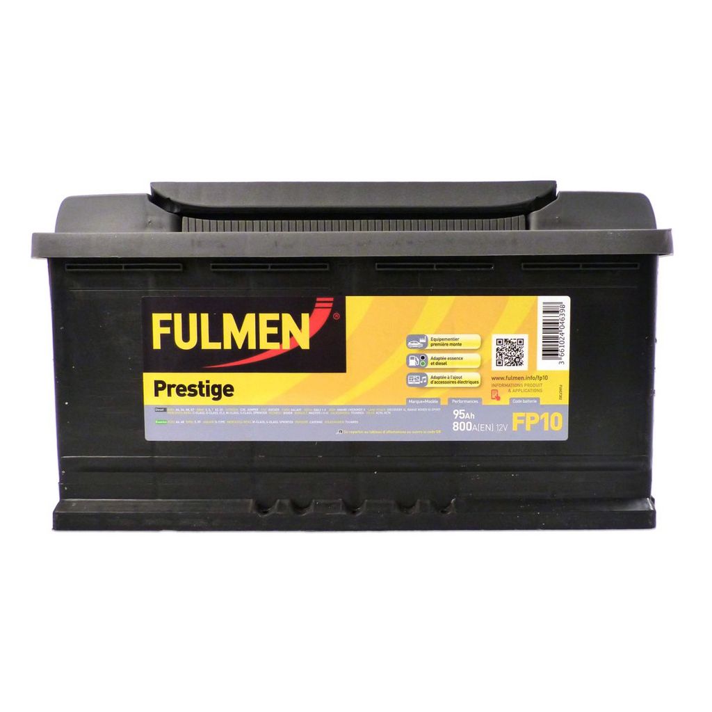 Fulmen Batterie prestige fulmen pour voiture 680A 74AHFP7 pas cher 