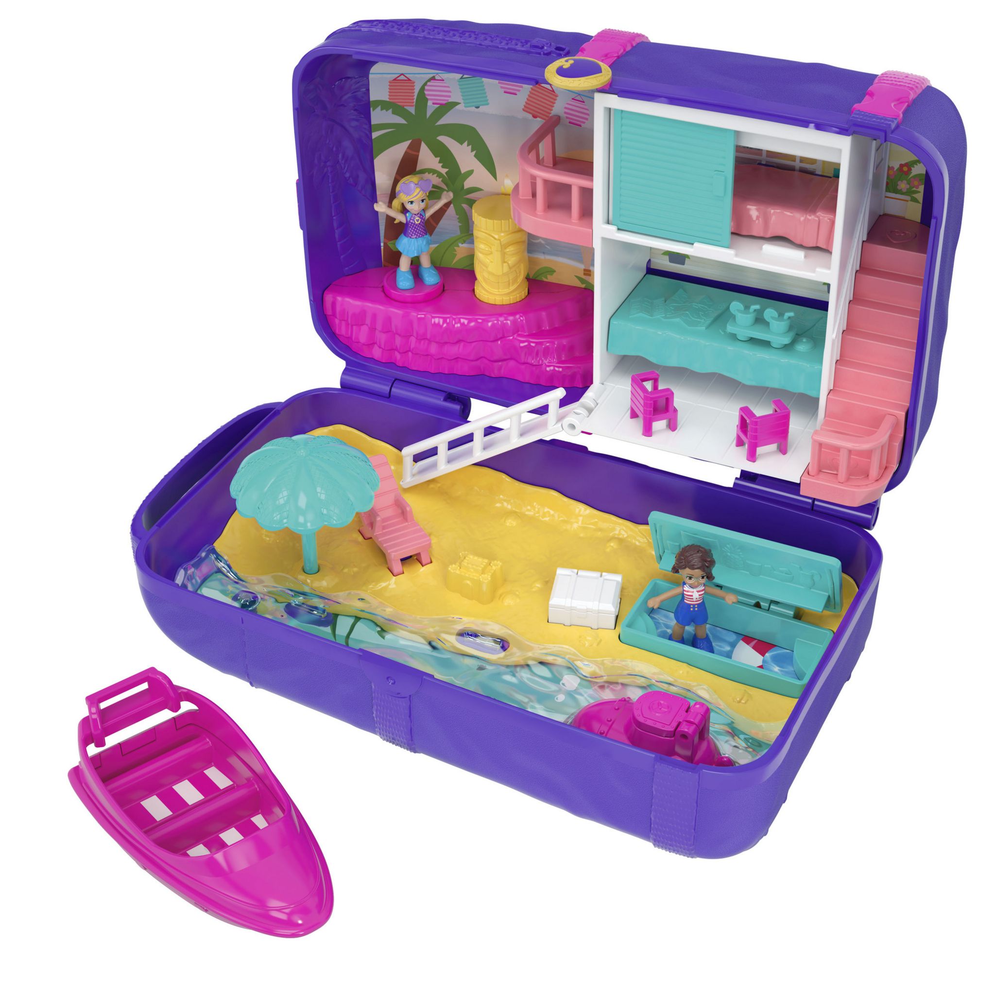 Maison de poupée Polly Pocket Sac Surprises Famille Kangourous - Maison de  poupée