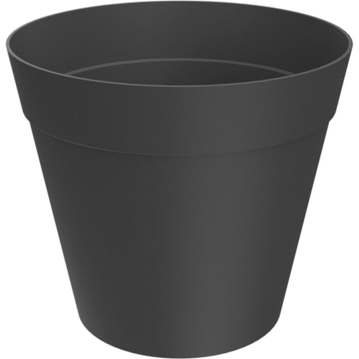 GARDENSTAR Pot horticole 25 cm noir