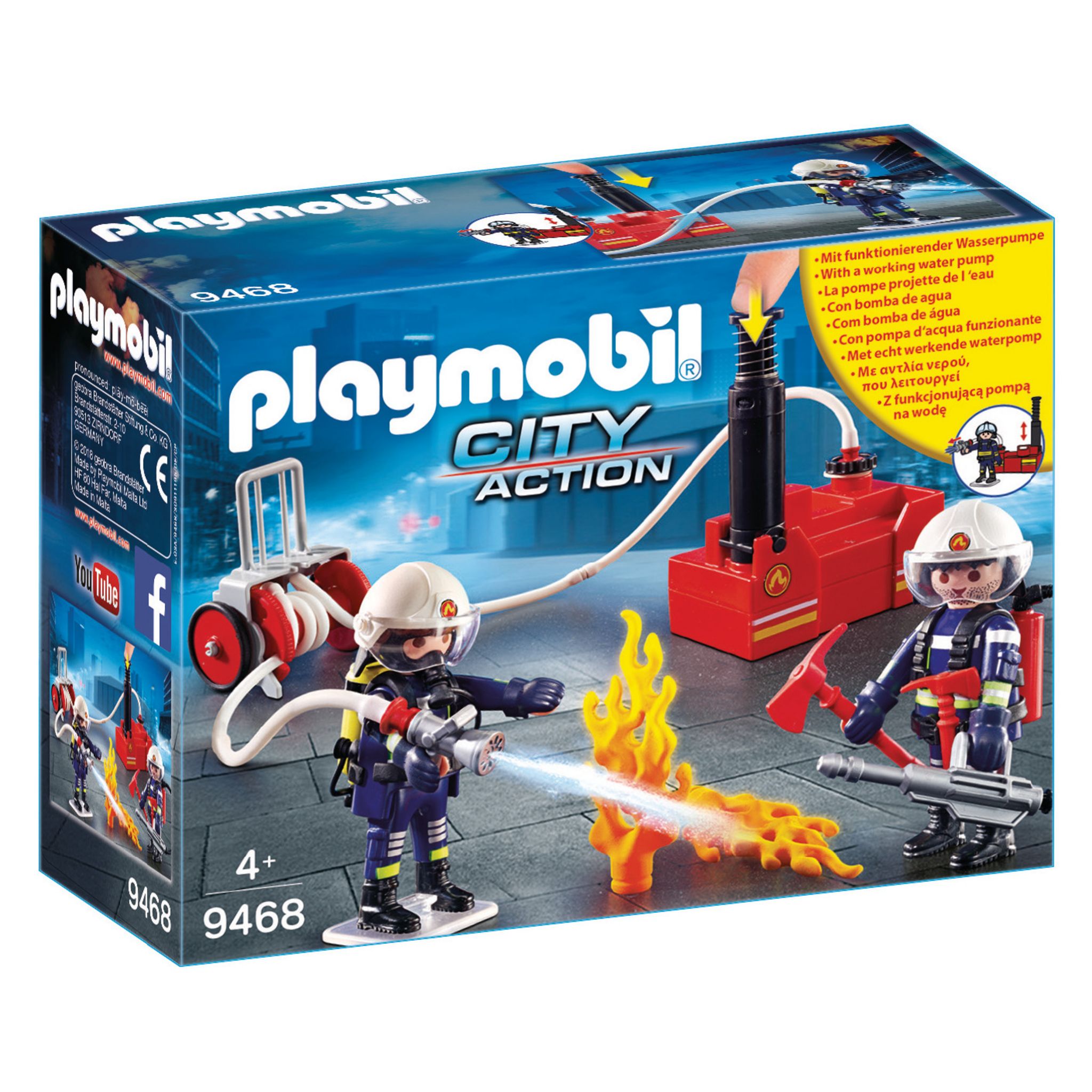 Soldes Playmobil Camion de pompiers avec échelle pivotante (9463) 2024 au  meilleur prix sur