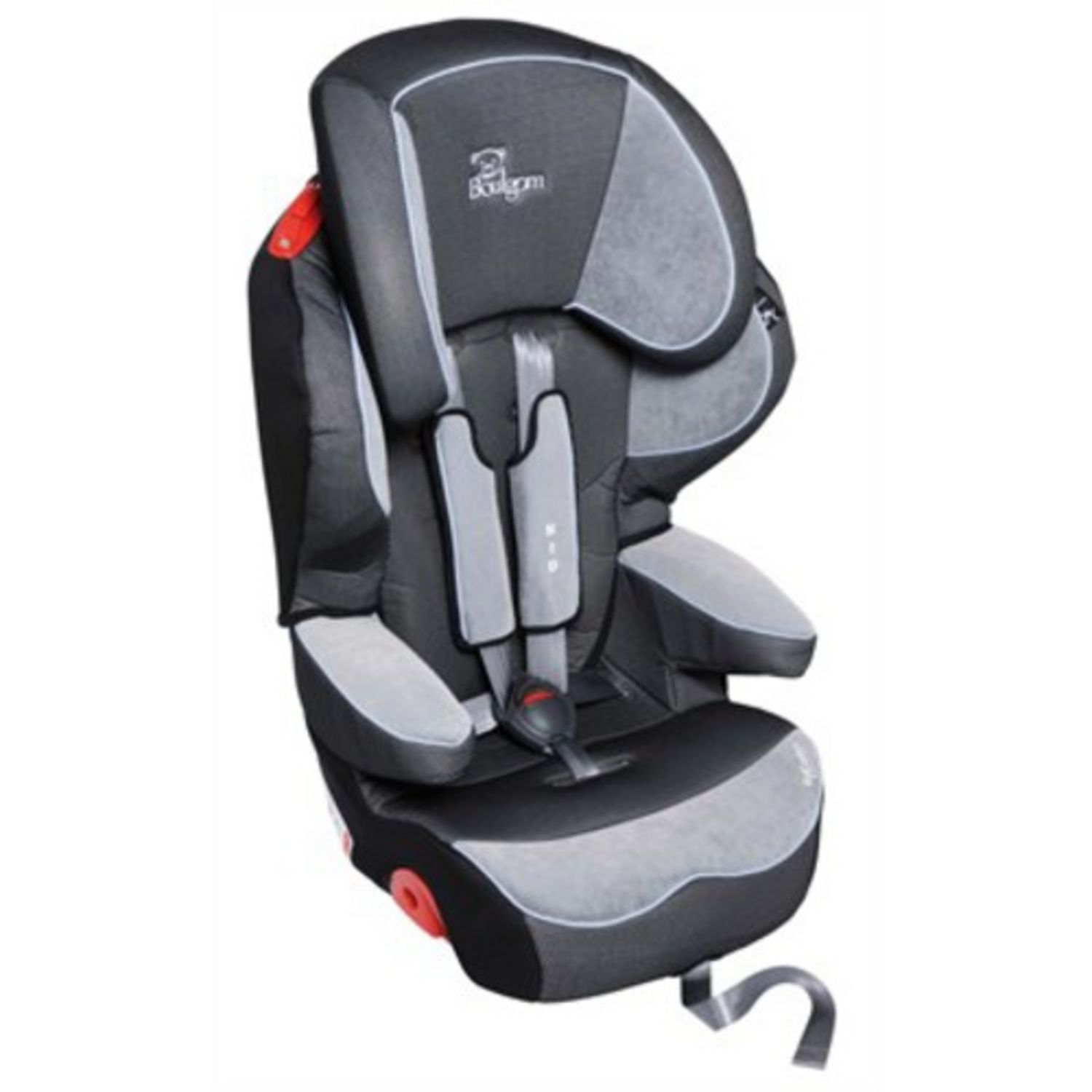 Boulgom Rehausseur auto enfant Groupe 1 2 3 Gris Kid Confort pas