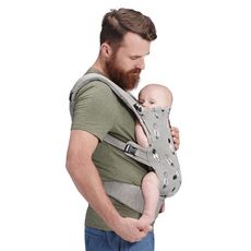 KINDERKRAFT Porte bébé ergonomique Milo (Gris)