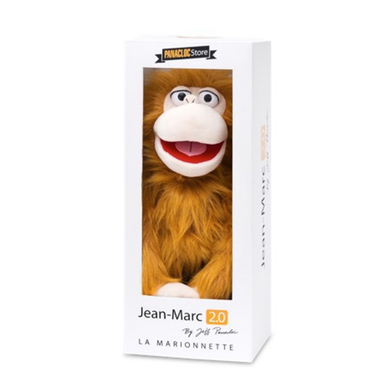 Peluche marionnette ventriloque Jean Marc Jeff Panocloc