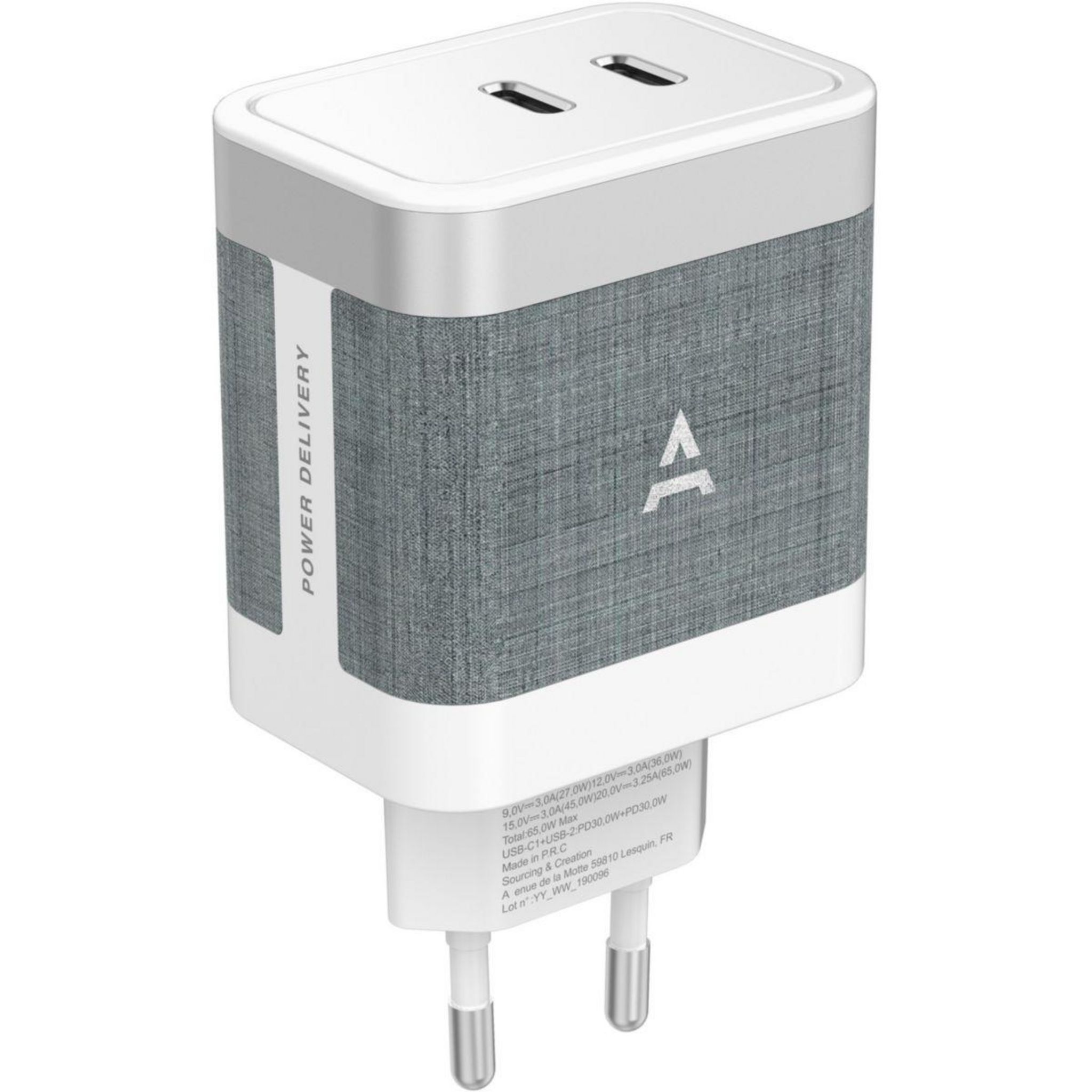 ADEQWAT Chargeur secteur 30W USB C pas cher 