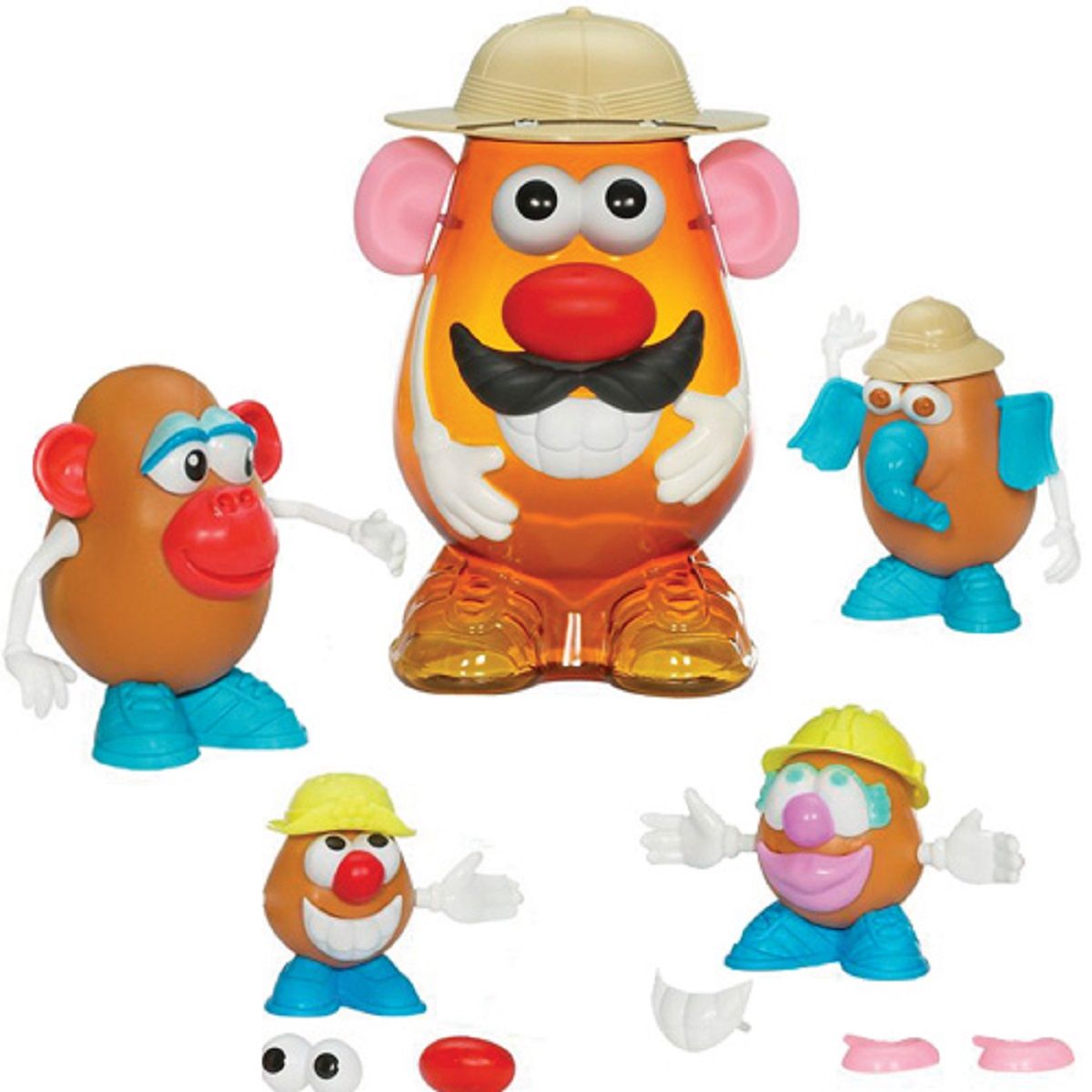 Potato Head, jouet Madame Patate classique pour enfants avec 12 pièces pour  créer des personnages rigolos, dès 2 ans - Mr Potato Head