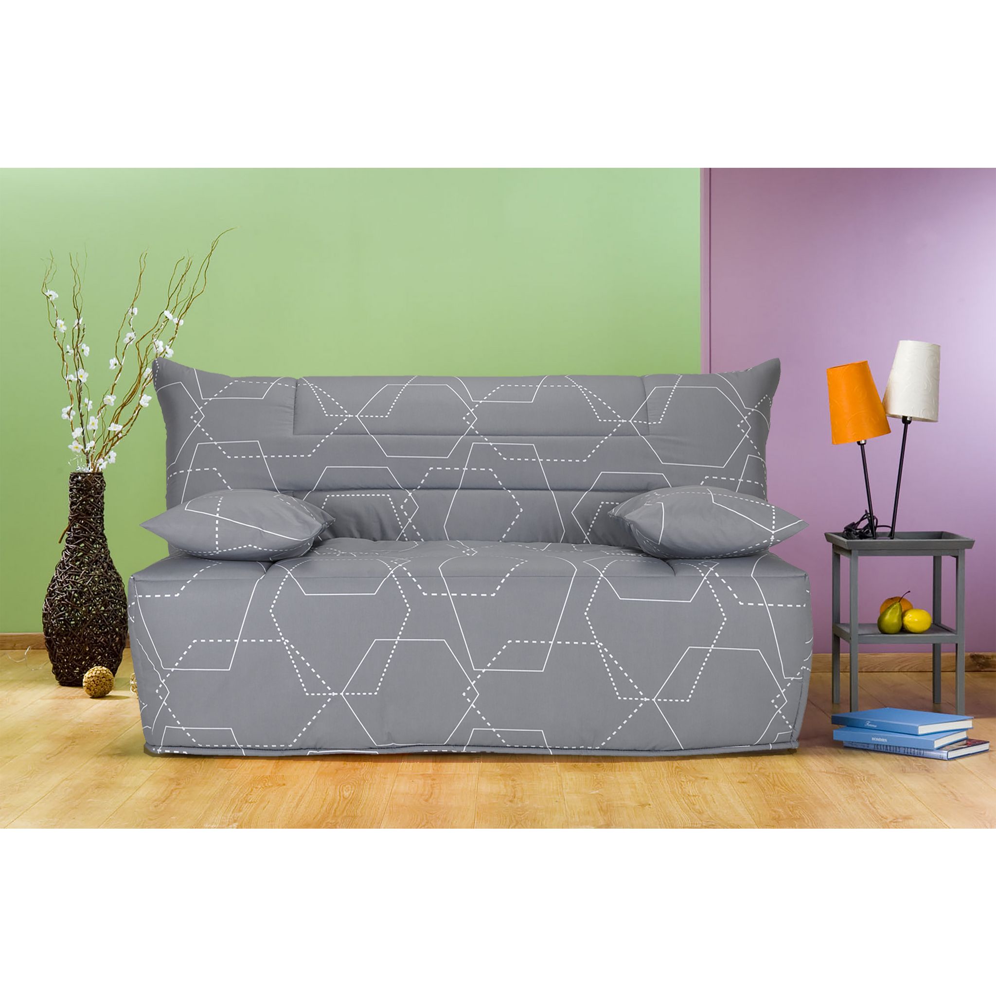 BULTEX Banquette BZ SATURNE matelas 9 cm mousse Bultex 38 kg/m3 pas cher 