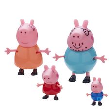GIOCHI PREZIOSI Coffret Famille 4 figurines - Peppa Pig 