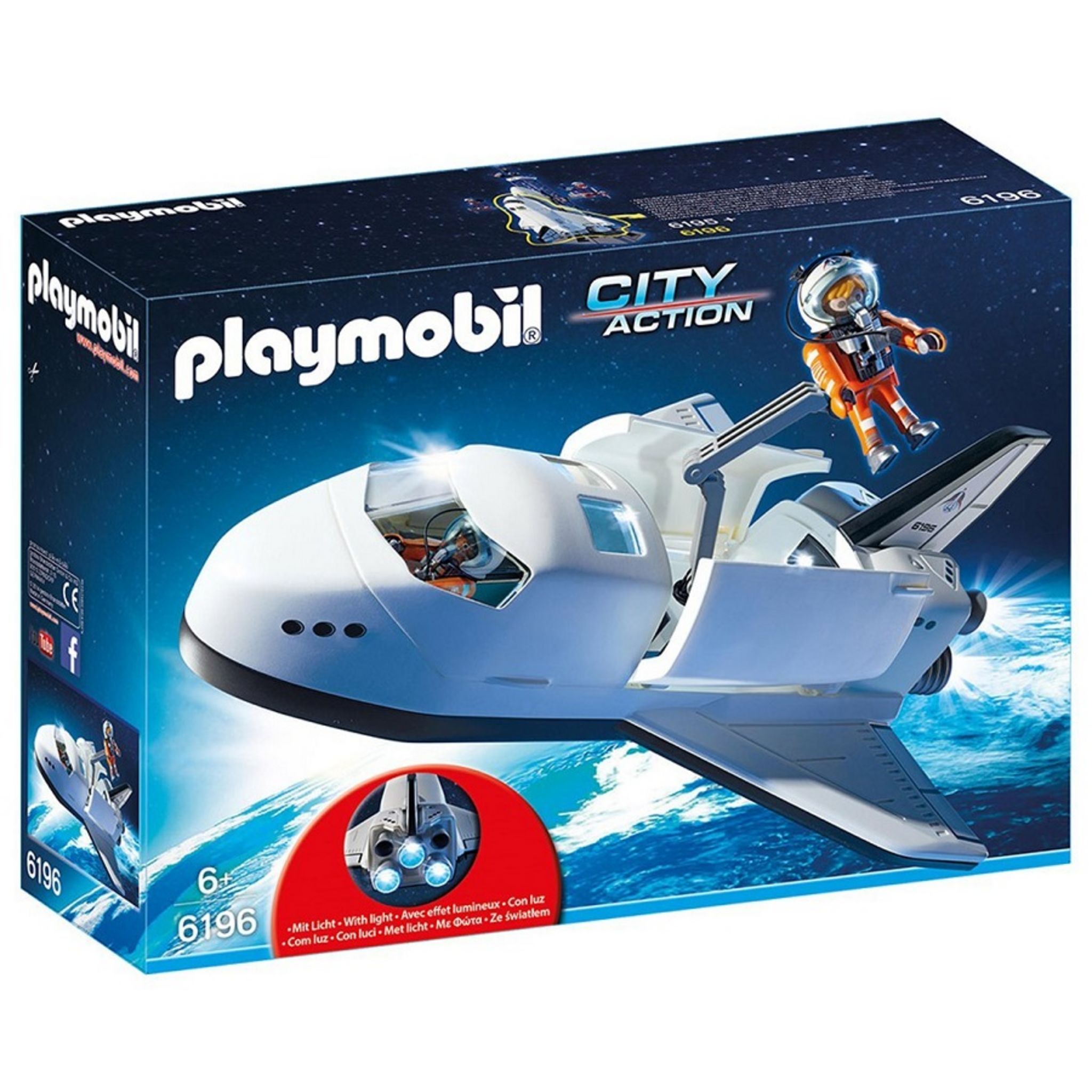 Playmobil City Action 6195 Base de lancement avec fusée - Playmobil - Achat  & prix