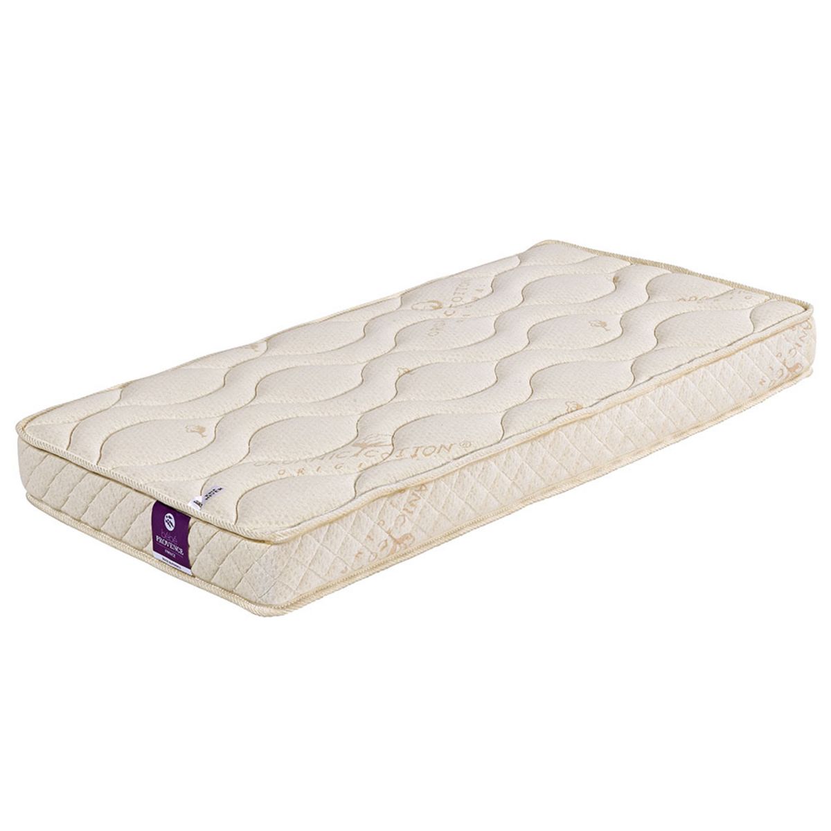 Matelas Bebe Cotonbio 60x1cm Face Ete Face Hiver Coton Bio Pas Cher A Prix Auchan