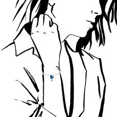 Bracelet coeur bleu et Tour Eiffel SC Crystal orné de Cristaux scintillants