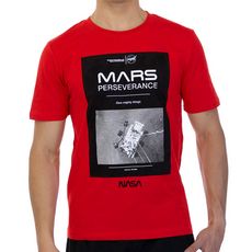 NASA T-Shirt Rouge Homme Nasa 01T (Rouge)