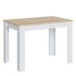 VS VENTA-STOCK Table Fixe Silo Couleur Chêne et Blanc, Table de Cuisine, Longueur 109 cm