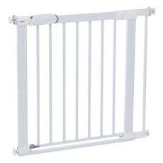 Barrière de Sécurité Bébé Extensible 75-81cm à Fermeture Automatique  Barrière d'Escalier à Fixation par Pression Sans Percage Ouverture à une  Main