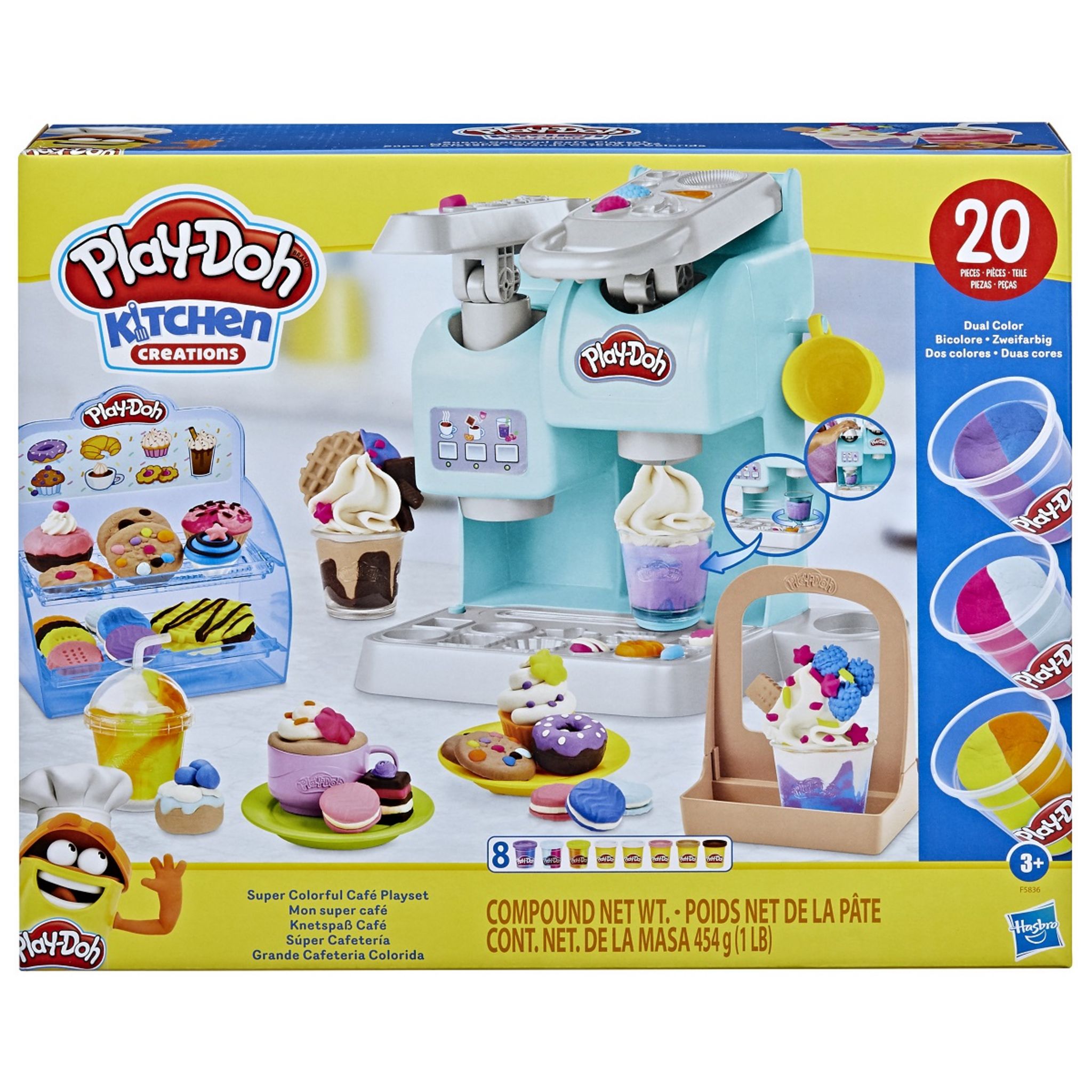 Play-Doh – 20 Pots De Pate A Modeler - Super Couleurs - 84 G Chacun