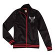 Chicago Bulls Veste noire femme Mitchell & Ness Track Jacket. Coloris disponibles : Noir