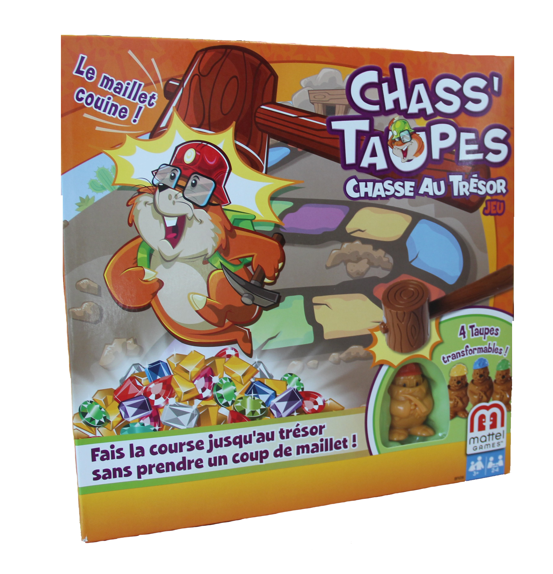 Mattel Games - Chass'taupes - Jeu de société enfants - Dès 4 ans