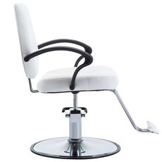 Chaise de coiffeur Similicuir Blanc