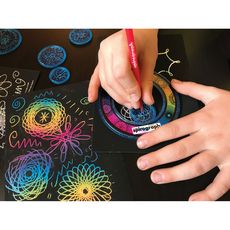 SPLASH TOYS Jeux manuels - Spirograph multicolore et pailleté 