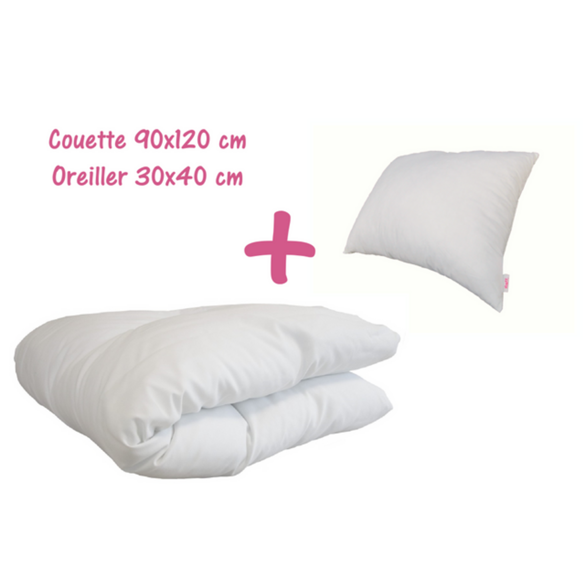 Couette bébé coton percale anti-acariens 80x120 cm - Couette - Linge de lit  - Linge de maison