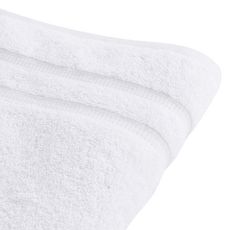 ACTUEL Drap de bain uni en coton 600 g/m² (Blanc)
