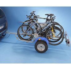 MOTTEZ Remorque porte-vélos universelle sur attelage - 4 vélos