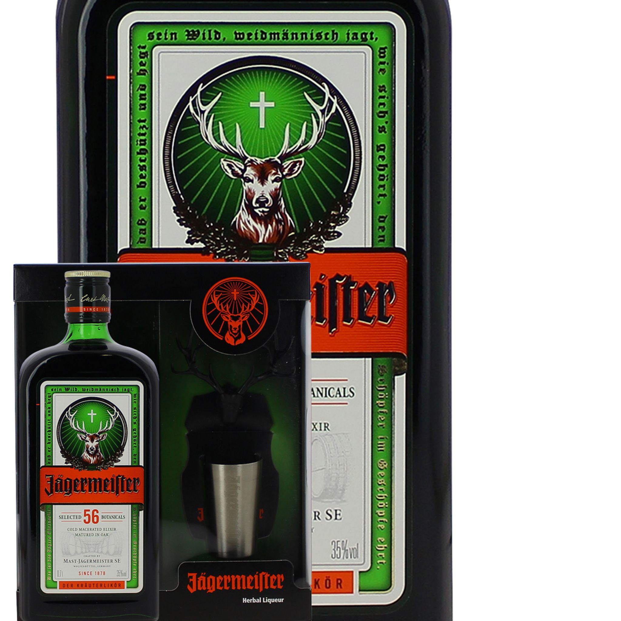 Jägermeister Coffret magnet Jägermeister 35% pas cher 