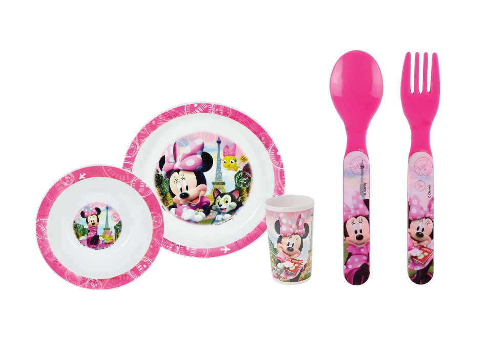 Set de 2 couverts Mickey/Minnie - Sourire et Grandir