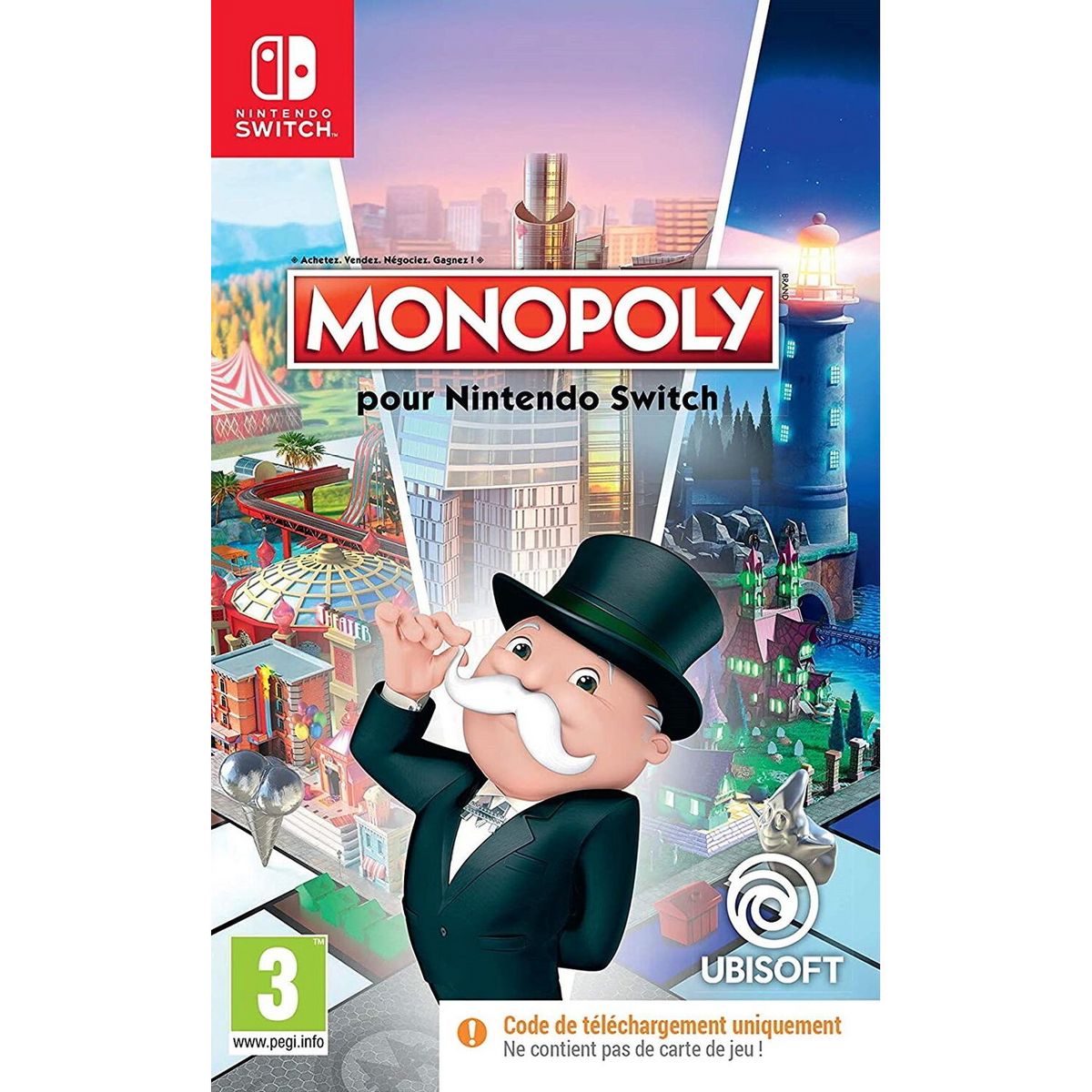 Monopoly Nintendo Switch - Code de Téléchargement
