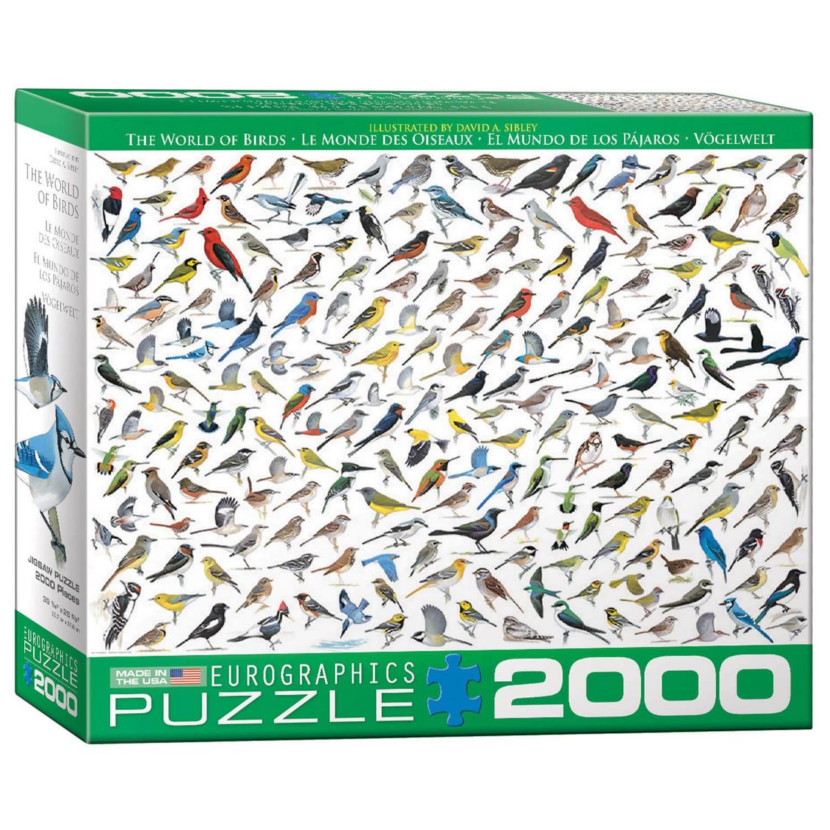 Eurographics Puzzle 2000 pièces : Le monde des oiseaux