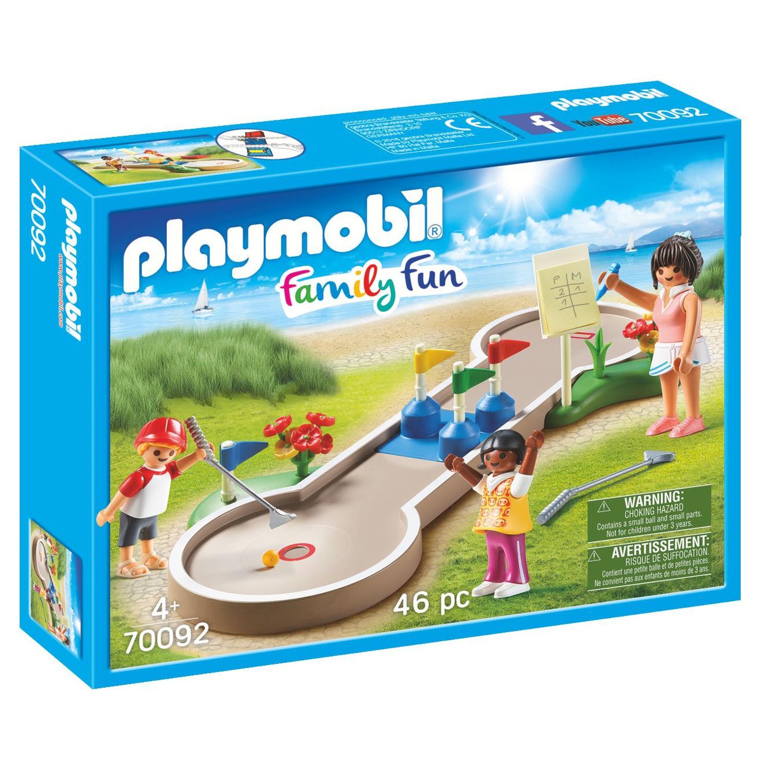 Playmobil 70609 Family Fun Parc aquatique avec toboggans
