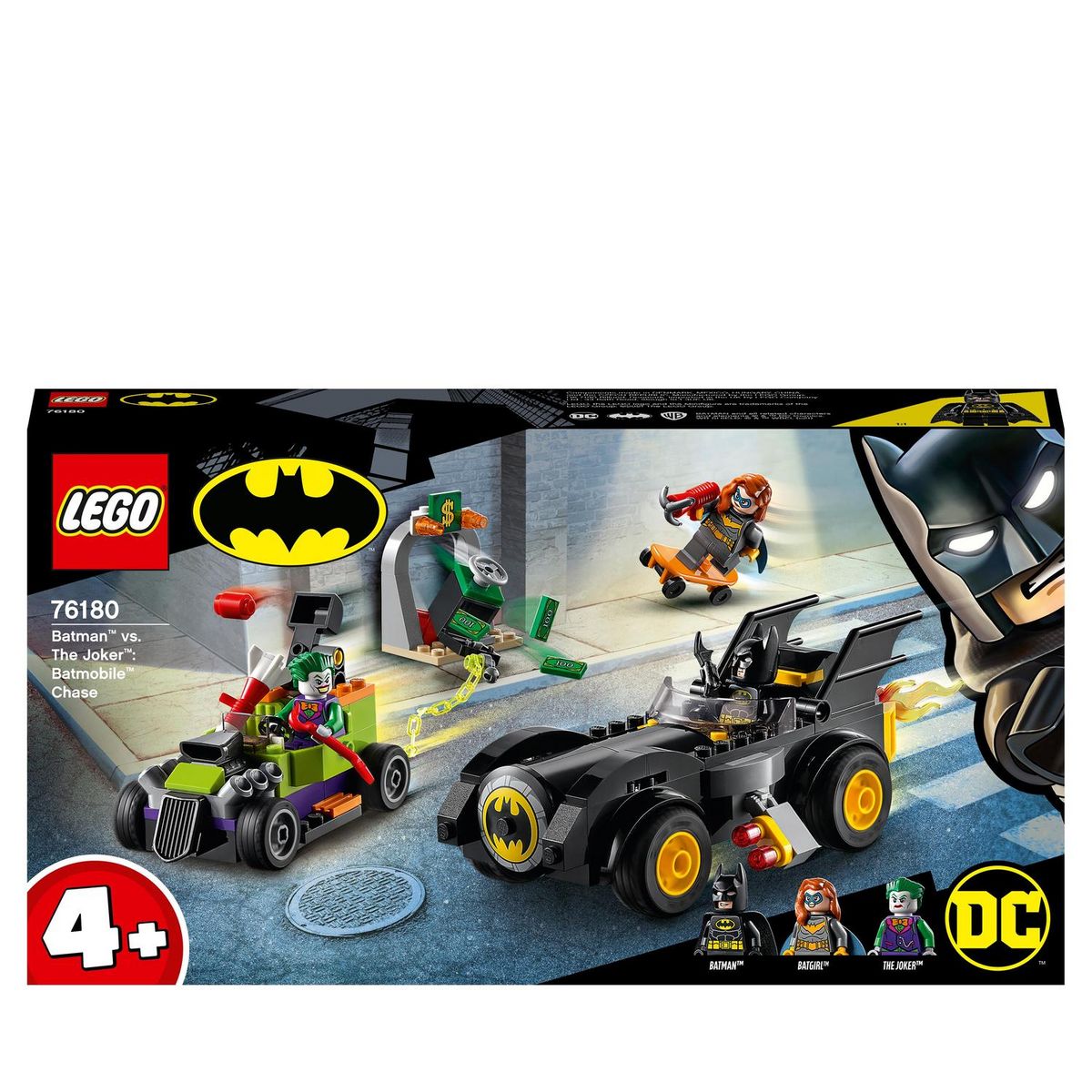 LEGO LEGO Batman 76180 Batman contre le Joker : Course-poursuite en  Batmobile, Jouet pas cher 