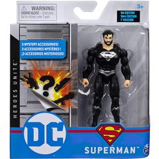 SPIN MASTER Figurine basique 10 cm Superman noir