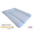  Steff - Matelas à langer - 70x50 cm - Bleu - Label de qualité OEKO-TEX standard 100