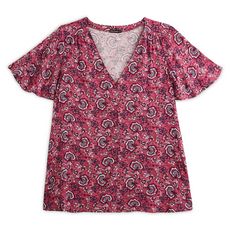 IN EXTENSO Blouse manches papillon rose grande taille femme (Rose framboise)