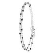 SC CRYSTAL Bracelet double tour et perles noires par SC Crystal