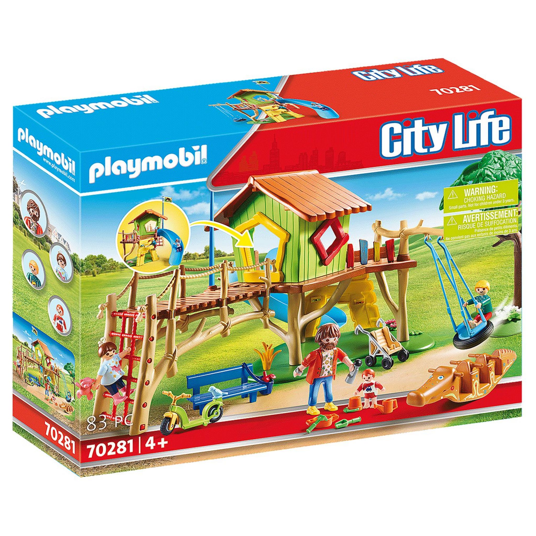 PLAYMOBIL 70281 - City Life - Parc de jeux et enfants pas cher 