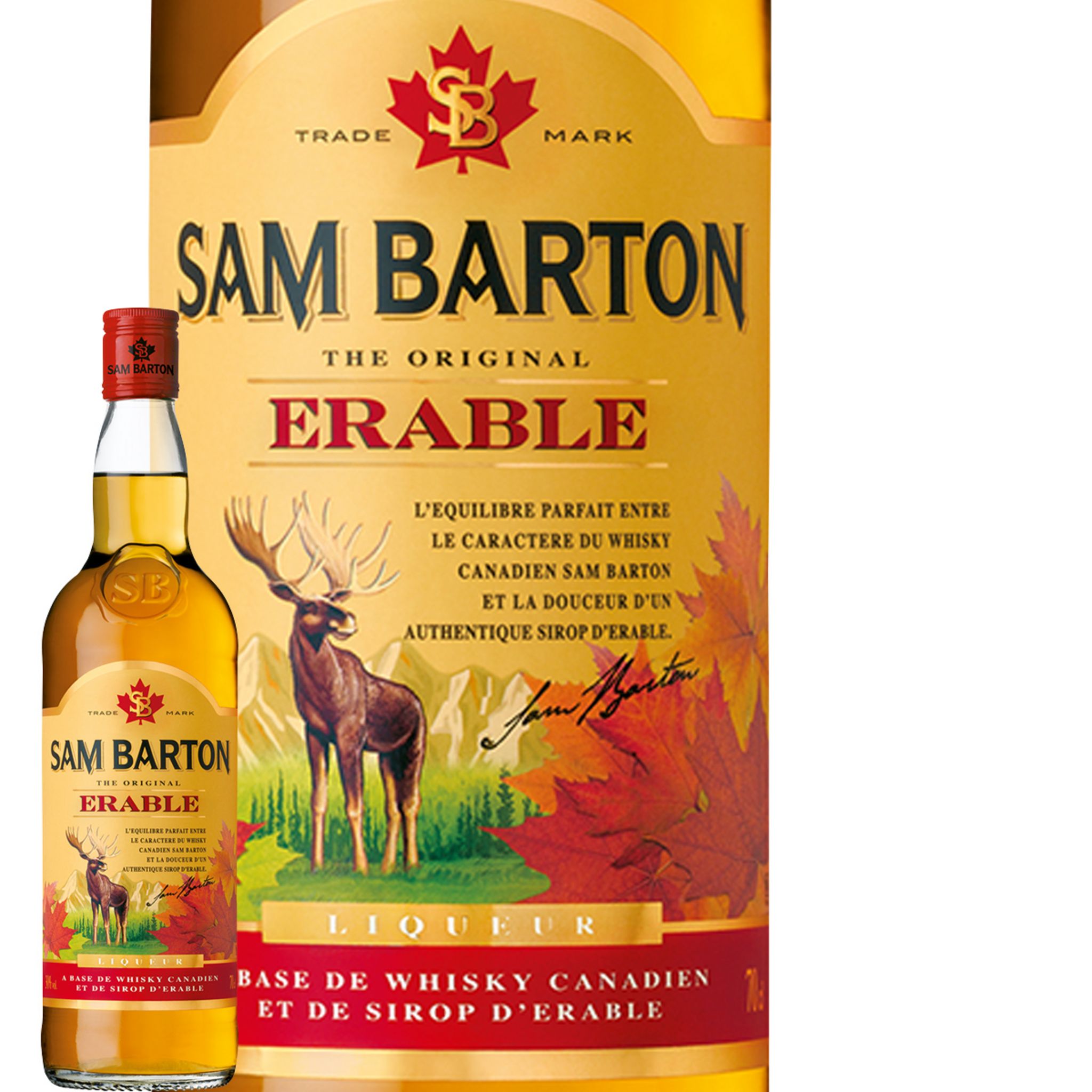 Whisky Sam Barton Erable - 70cl pas cher 