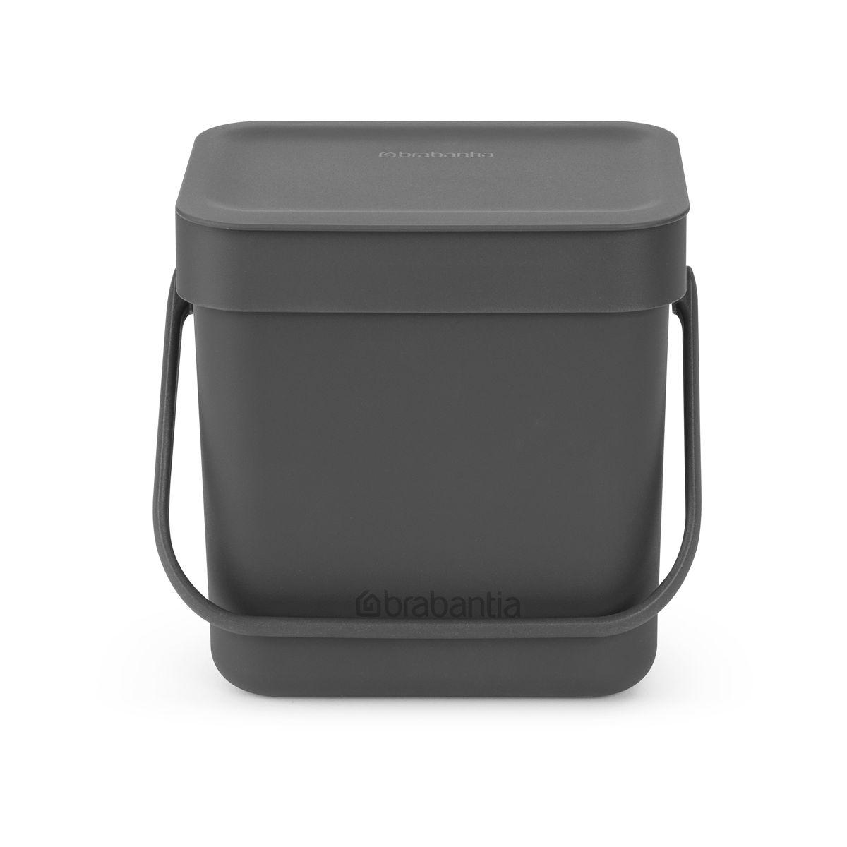 Seau à compost Sort & Go 3L - Gris