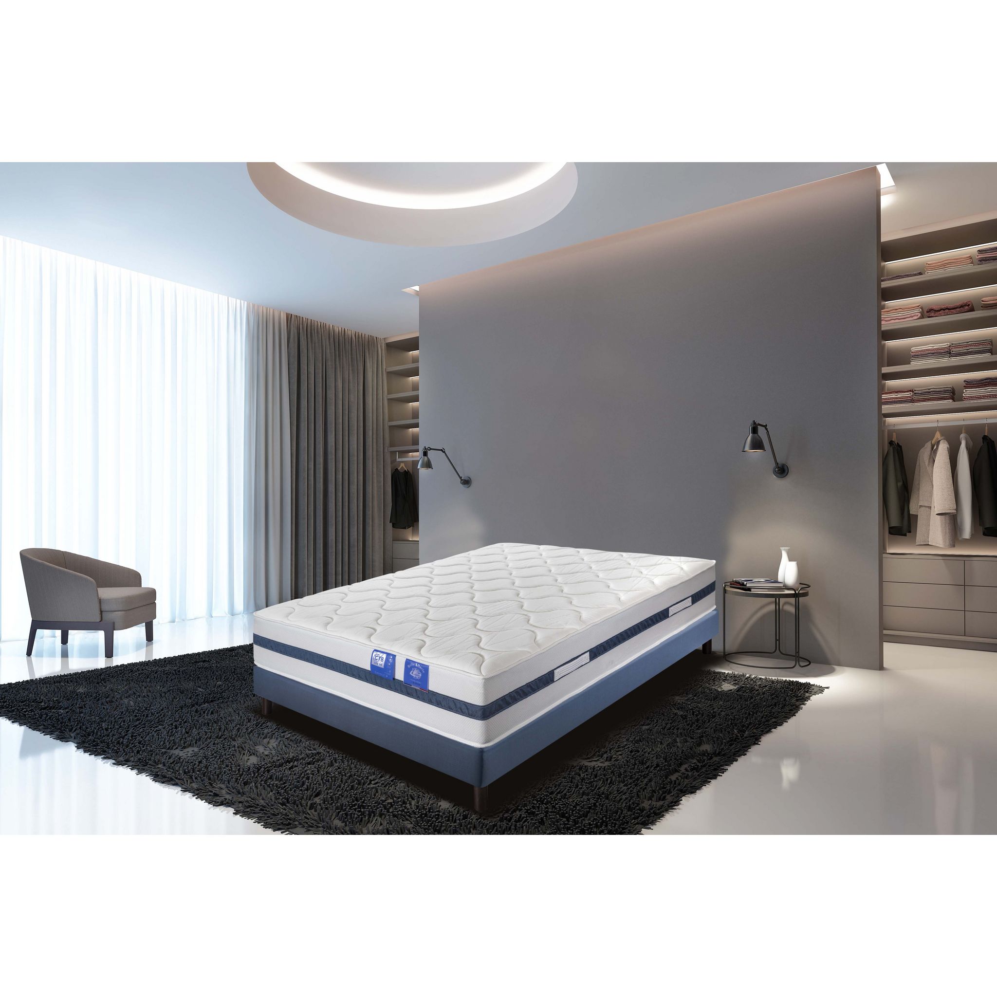 Surmatelas HR - 160x200 cm - Le Roi du Matelas